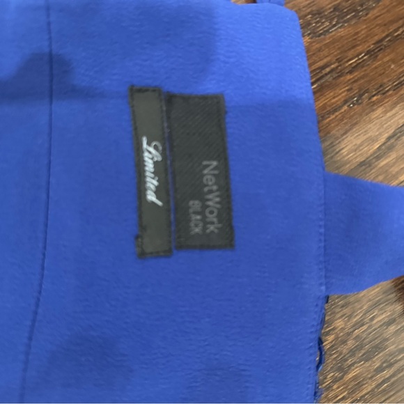 Blue beaded evening gown - Picture 4 of 7